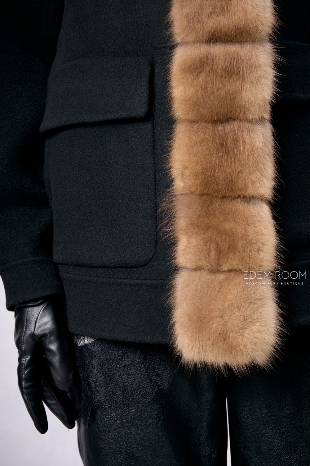 пальто с мехом