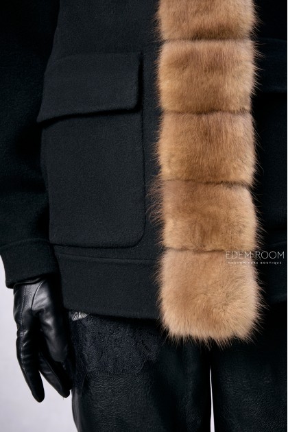 пальто с мехом