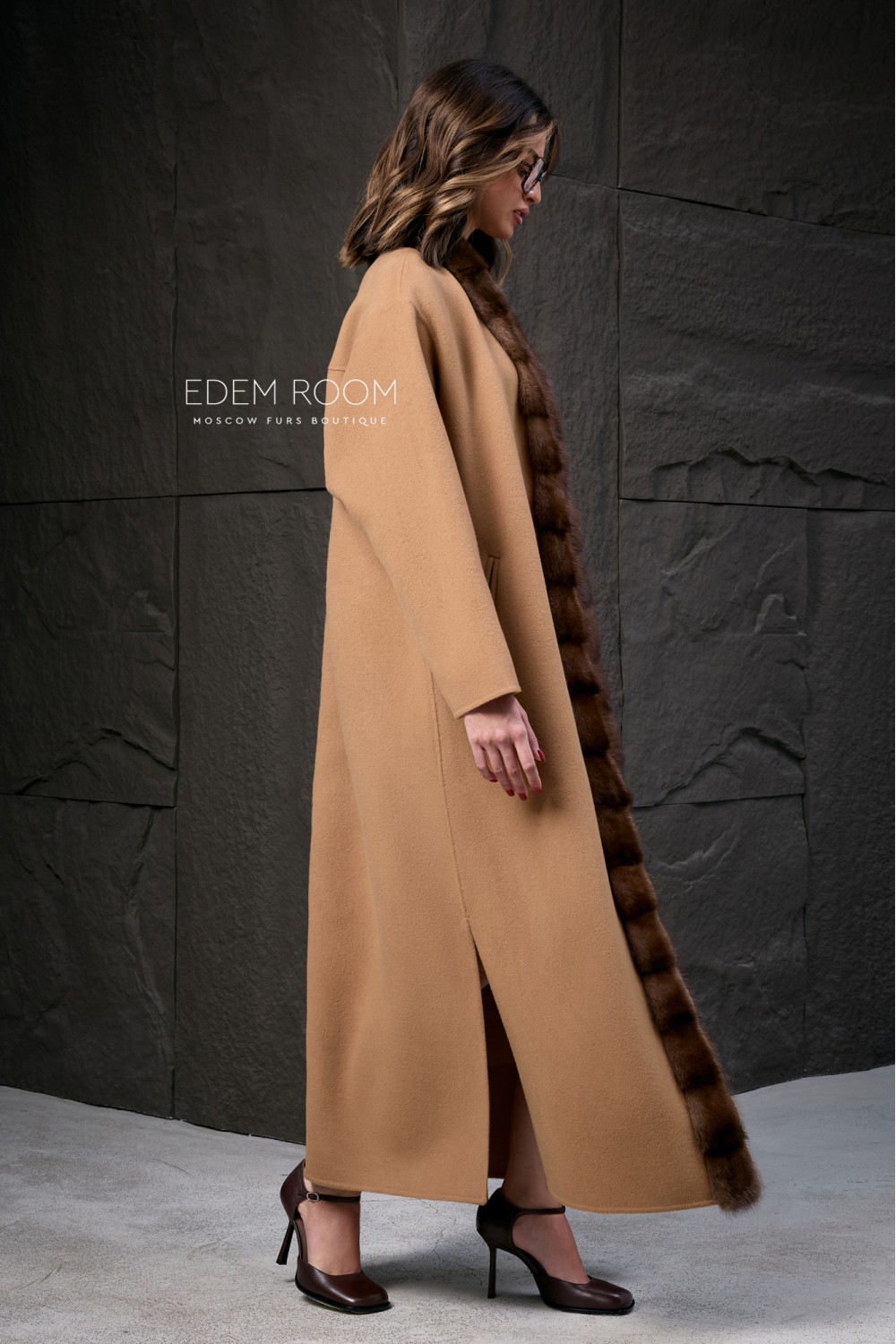 пальто с мехом