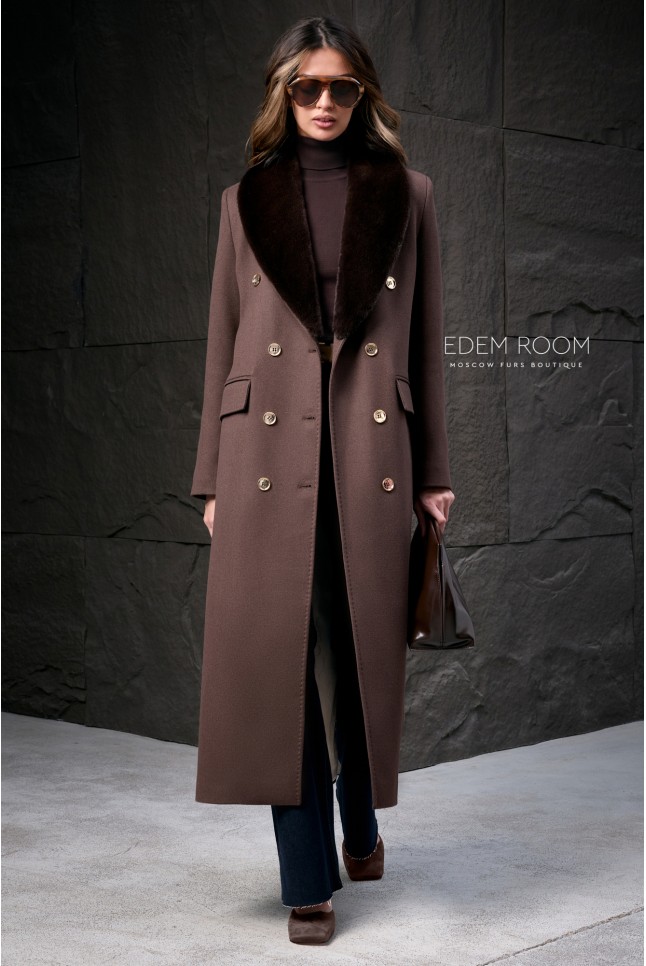 пальто с мехом