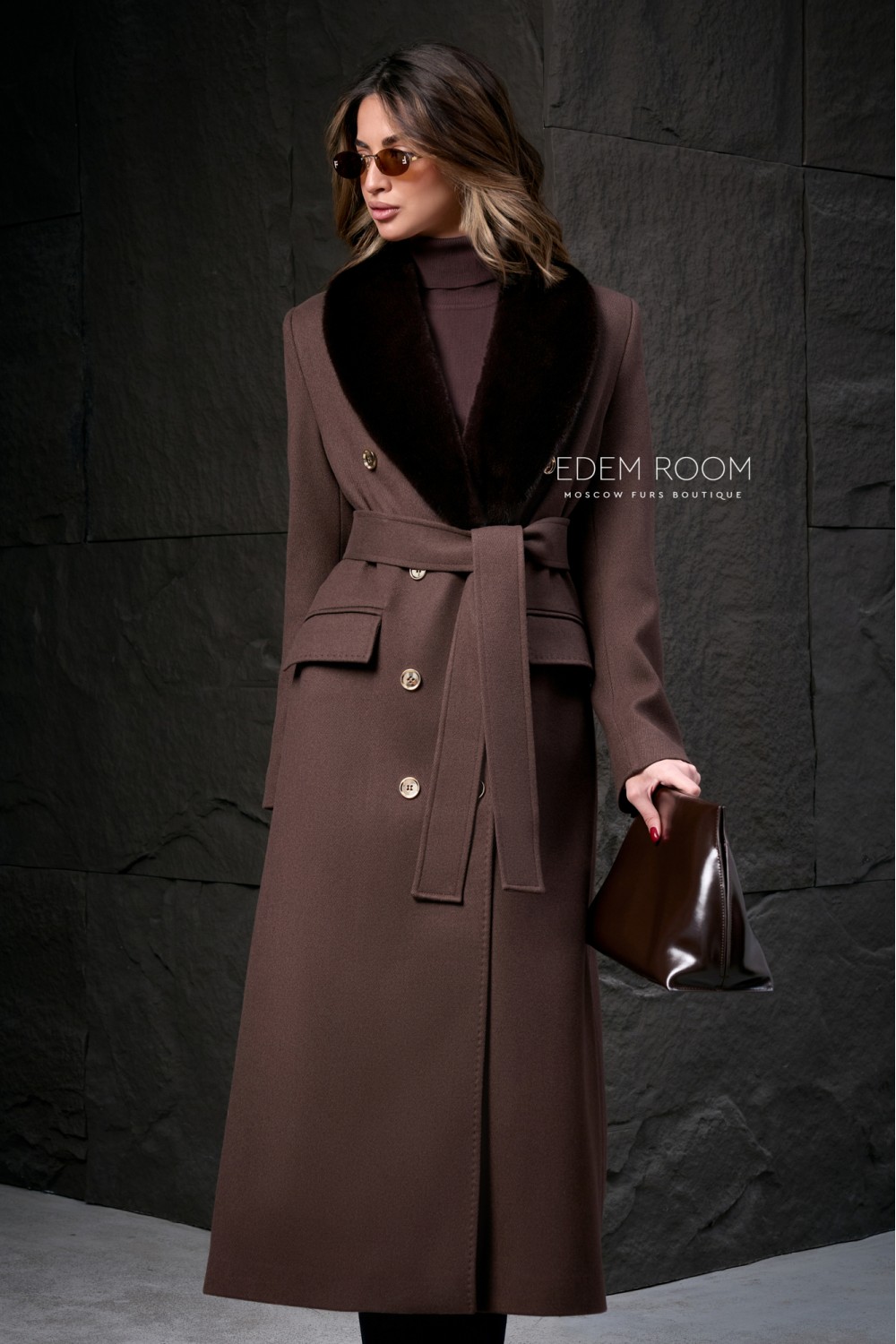 пальто с мехом