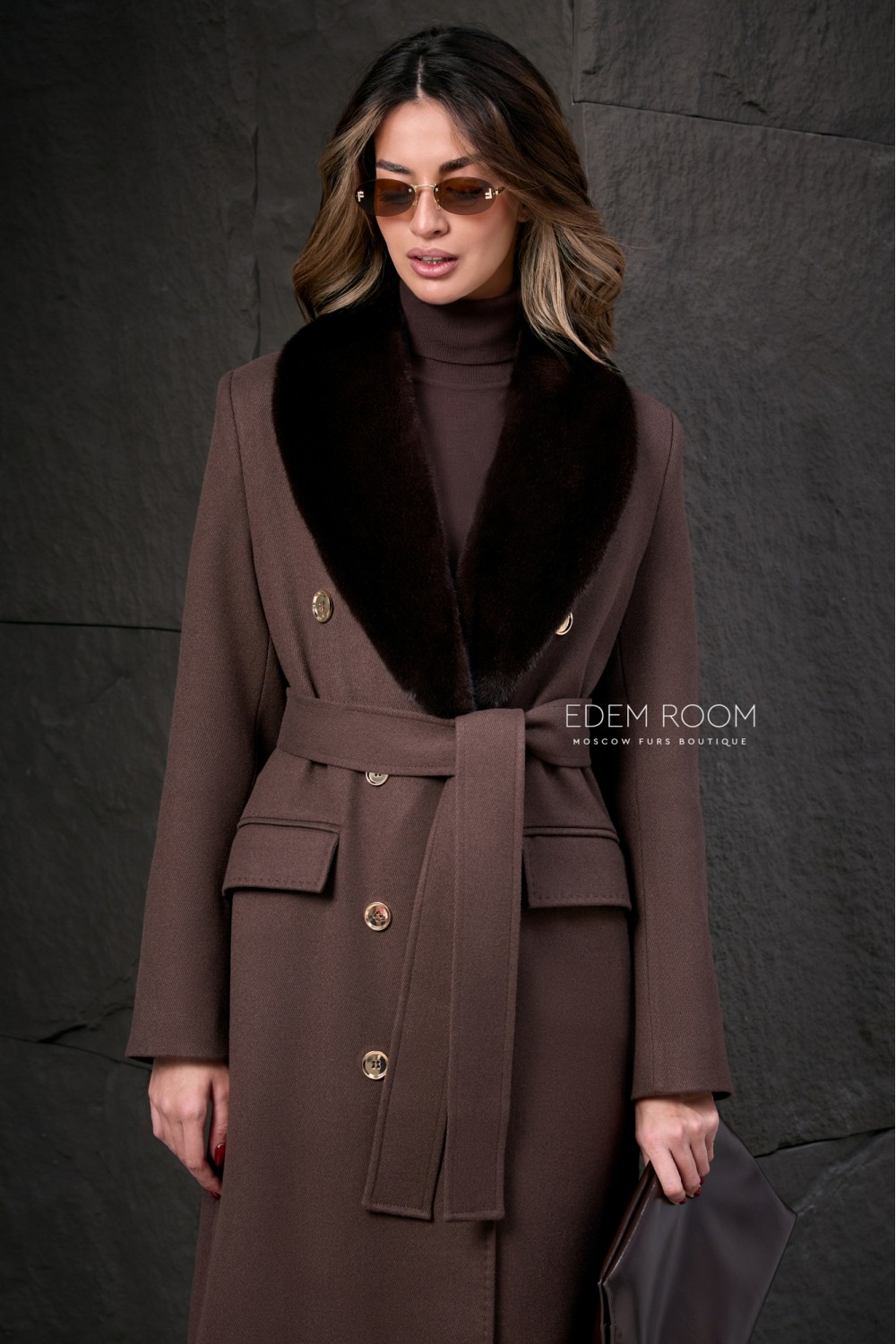 пальто с мехом