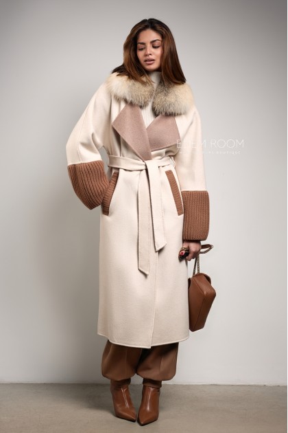 Пальто с мехом