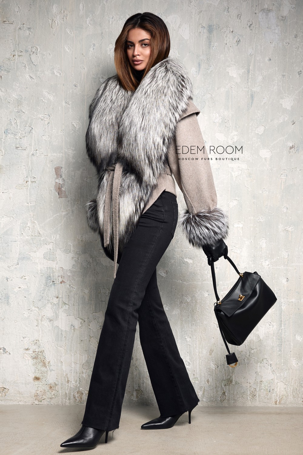 Пальто с мехом