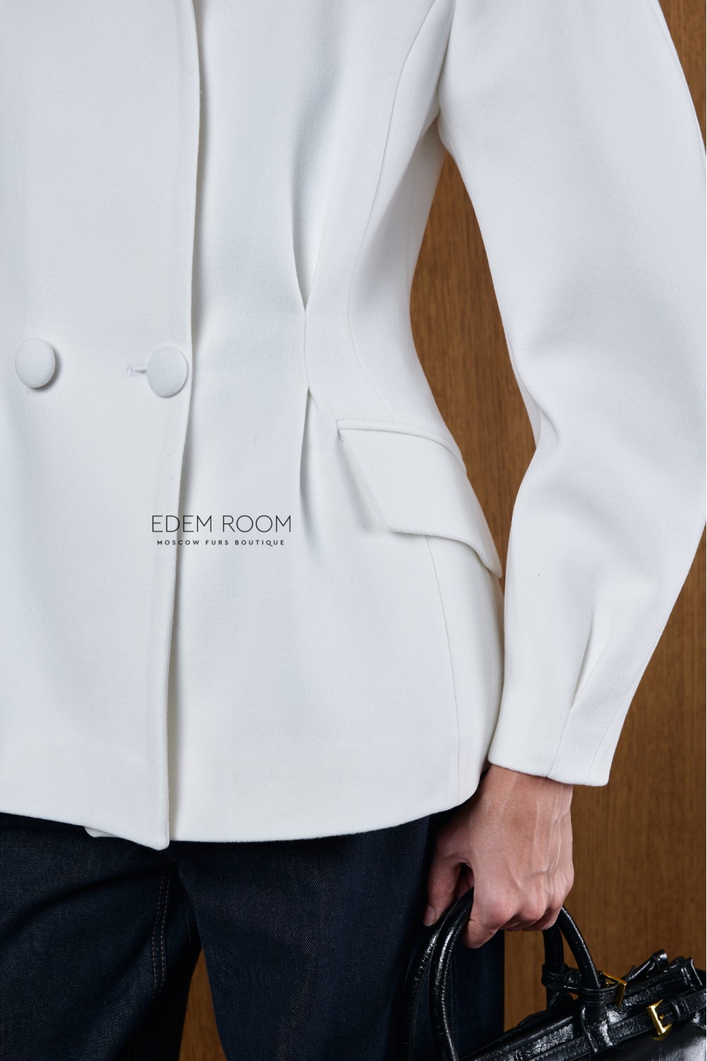 Приталенное пальто - жакет