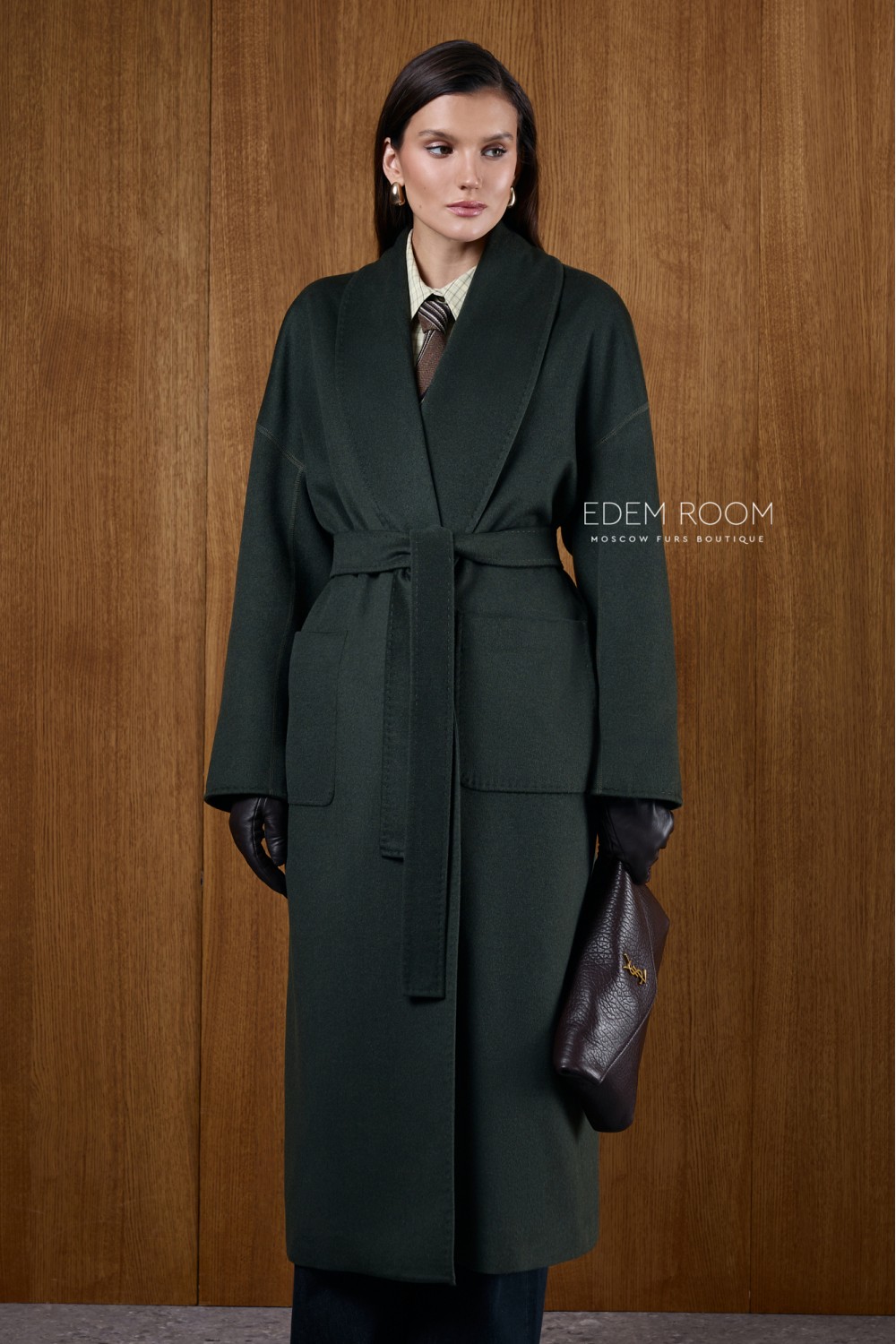 кашемировое пальто без меха