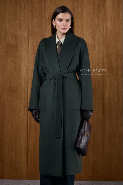кашемировое пальто без меха