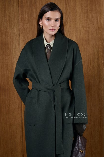 кашемировое пальто без меха