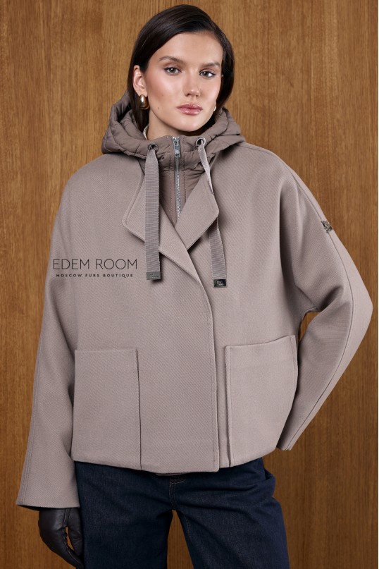 куртка - пальто с капюшоном