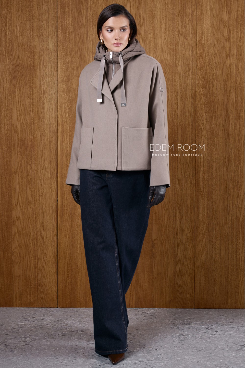 куртка - пальто с капюшоном