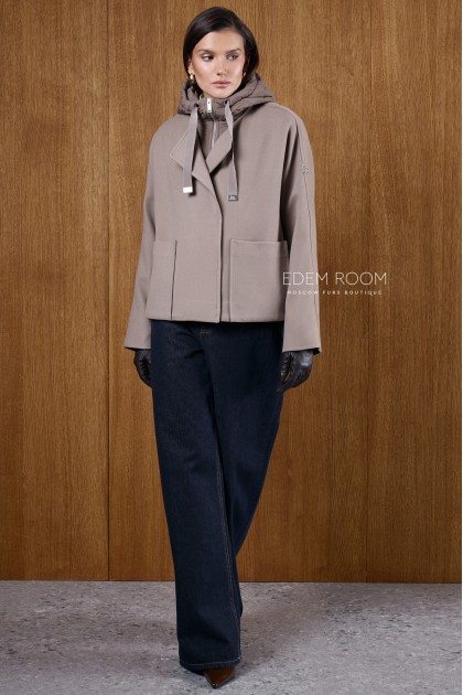 куртка - пальто с капюшоном