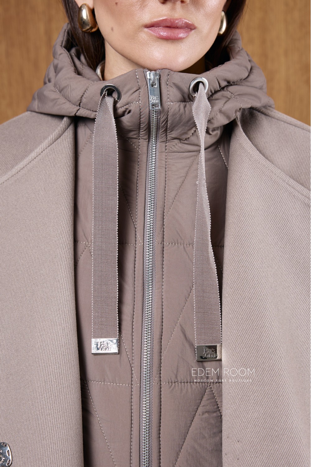 куртка - пальто с капюшоном