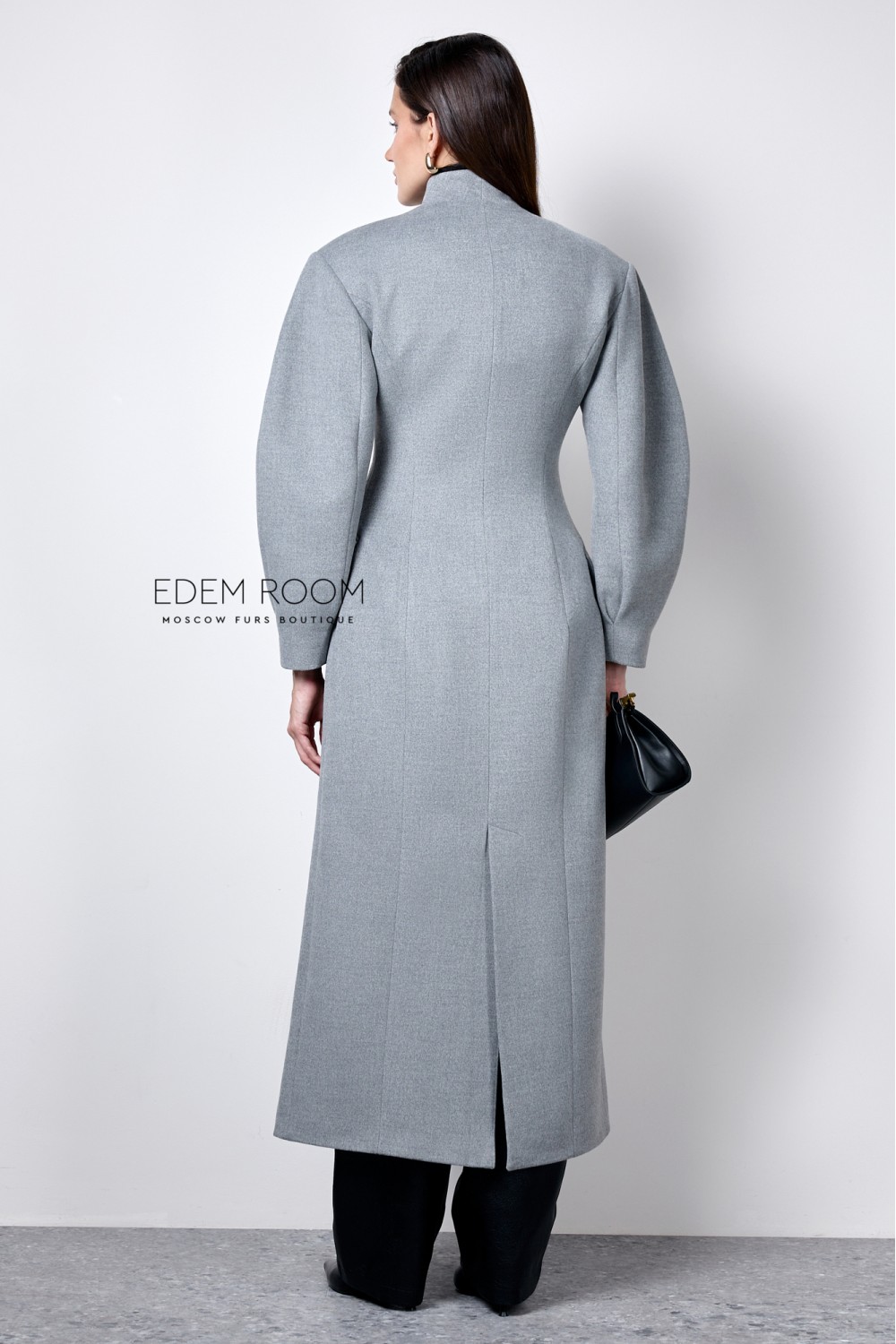 удлиненное пальто из кашемира