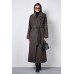 длинное пальто с поясом