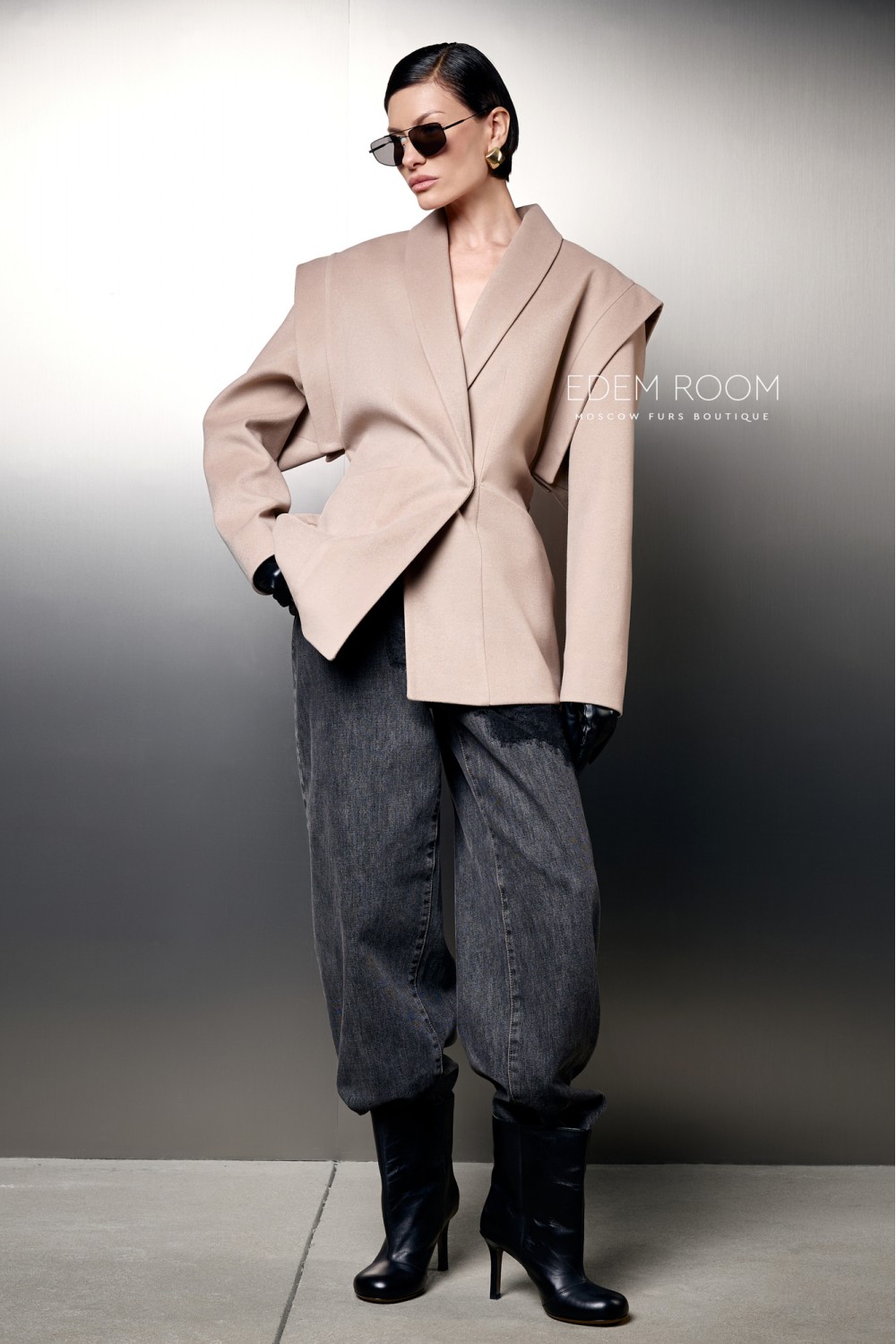 пальто - пиджак приталенное 