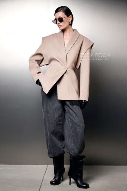 пальто - пиджак приталенное 