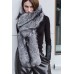 меховой шарф