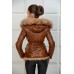 Женская куртка из эко-кожи на меху