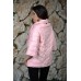 Розовая утеплённая куртка