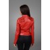 Женская кожаная красная куртка коллекция 