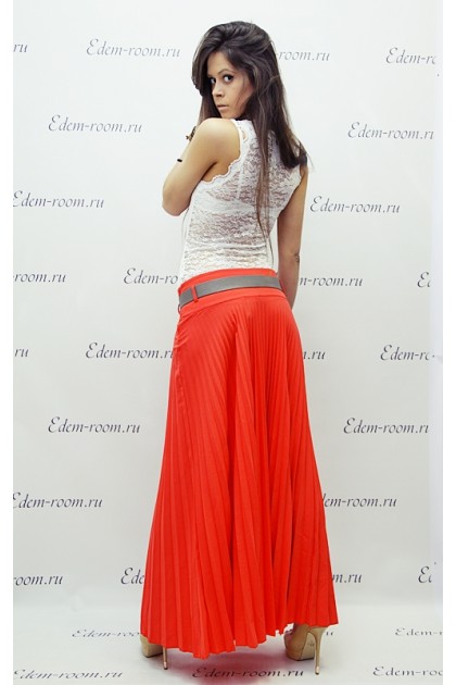 Длинная плиссированная  юбка SOGO 