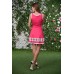 Розовое платье-сарафан