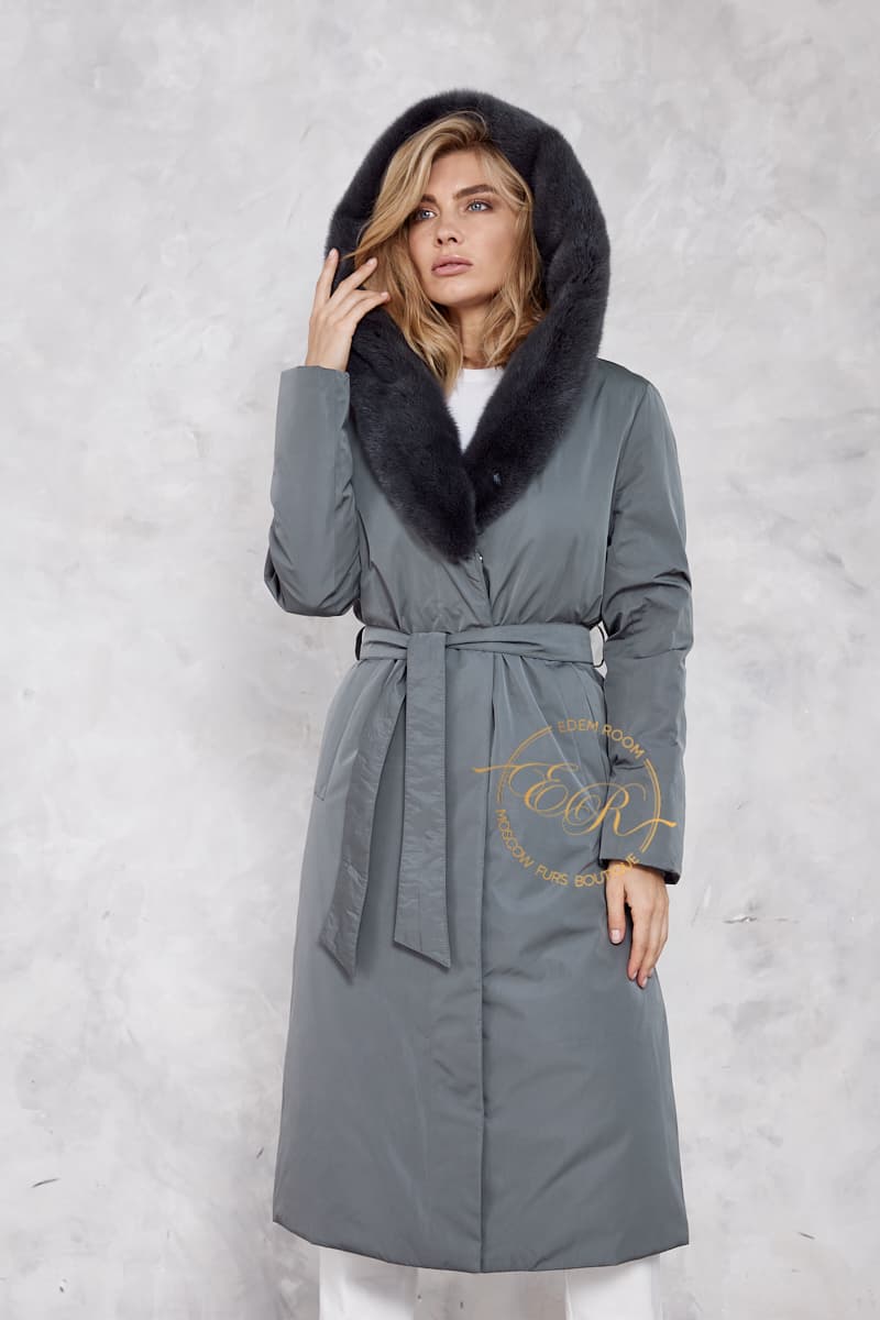 Зимнее пуховое пальто для женщин